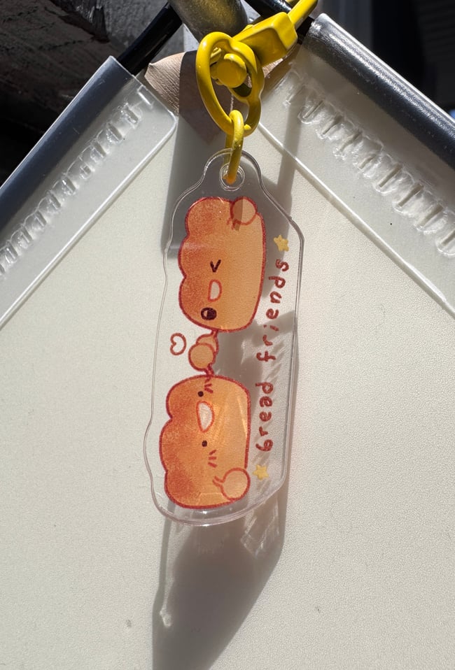 Bread Friends Keychain