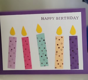 Image of Confetti Birthday Candles