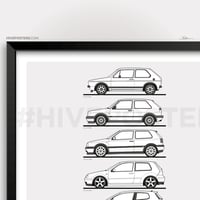 Image 2 of VW Golf GTi Evolution Poster