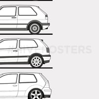 Image 5 of VW Golf GTi Evolution Poster