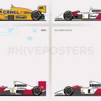 Image 5 of Senna F1 Cars Poster