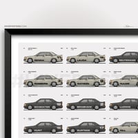 Image 2 of 1984 Race of Champions Mercedes 190E 2.3-16 Senna Poster