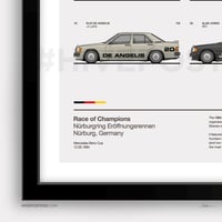 Image 4 of 1984 Race of Champions Mercedes 190E 2.3-16 Senna Poster