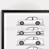 Image 2 of BMW M3 Generations Poster