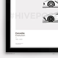 Image 4 of Corvette Generations Evolution Poster