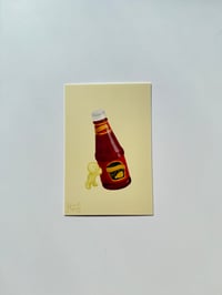 Smiski Banana Ketchup Print