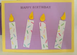 Image of Confetti Birthday Candles