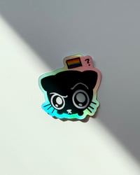 Image 1 of Pride Cat Sticker HOLOGRAPHIC