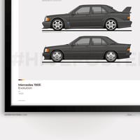 Image 3 of Mercedes 190E W201 Evolution Poster