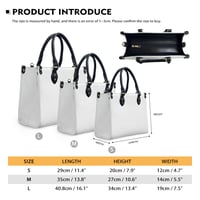 Image 6 of Women's Yellow Plumeria On Black Handbag