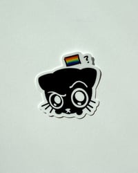 Image 1 of Pride Cat Sticker MATTE FINISH
