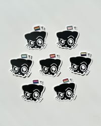 Image 2 of Pride Cat Sticker MATTE FINISH
