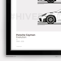Image 4 of Porsche Cayman Generations Poster