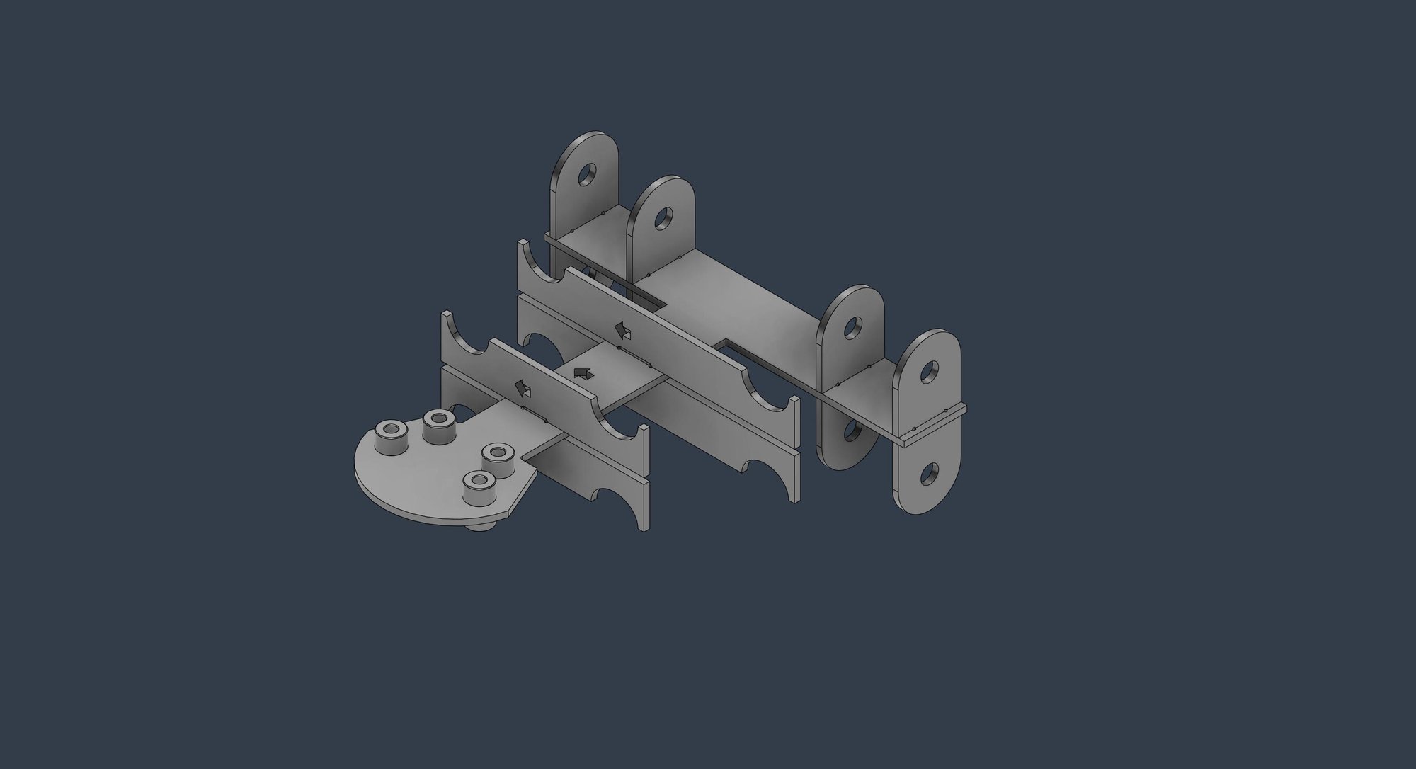 67-72 C10 Coilover Complete Chassis 3D Model | Off_White Suspension