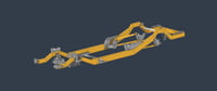Image 1 of 73-87 C10 Complete Chassis Coilover 3D Model