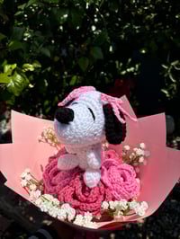Image 1 of Coquette Snoopy bouquet! 