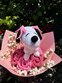 Image 2 of Coquette Snoopy bouquet! 