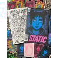 STATIC #002 — Signal 404.EXE Origin Issue (+ Free Coloring Book & Bonus Static Crypt Club Pack!)
