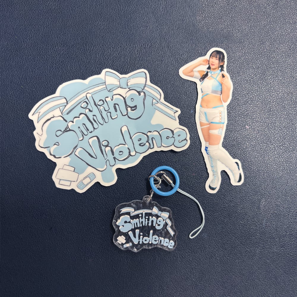 Acrylic Umbrella Keychain&Sticker - Sayaka
