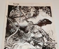 Image 2 of Ka-Zar of the Savage Land #1: original unused cover art 