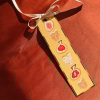 Figs and Pansies - bookmark