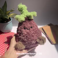 Image 2 of Crochet Baby Eggplant Plushie
