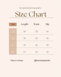 Image 3 of Burmese Studio Asymmetrical Wrap Pants Sand