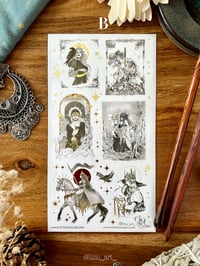 Image 3 of Sticker sheet with Gold details