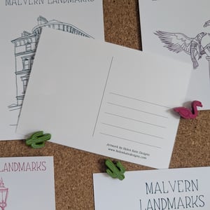 Image of Malvern landmark Postcards - Pack of 6