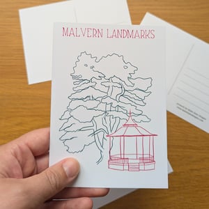 Image of Malvern landmark Postcards - Pack of 6
