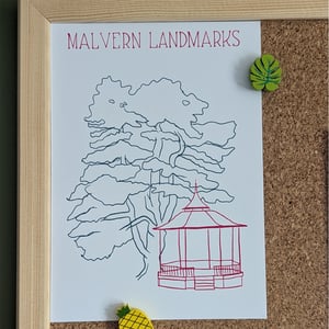 Image of Malvern landmark Postcards - Pack of 6