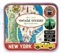 Image 1 of Cavallini & Co. New York City Vintage Sticker Set, Assorted