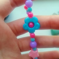 Image 3 of Funky Fidget Upcycled Decora-style Flower Choker
