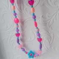 Image 4 of Funky Fidget Upcycled Decora-style Flower Choker