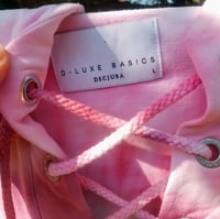 Image 2 of Upcycled Cropped Tie-Dye Beachy Hoodie Size L