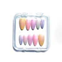 Priklijuojami nagai - Color Pop (Vidutinio ilgio)