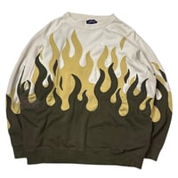 Image 1 of (L) Nike Sweatshirt Double Flame Series EARTHTONE "Ossan" 630