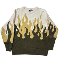 Image 3 of (L) Nike Sweatshirt Double Flame Series EARTHTONE "Ossan" 630
