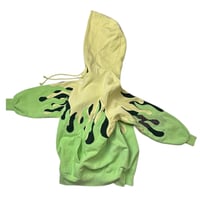Image 6 of (L) Nike Hoodie Double Flame Series Yellow Green "Toph" 631