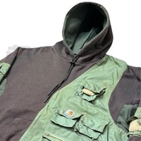 Image 2 of (L-XL) Carhartt WASHED Hoodie Double Vest Series "Zaheer" 632