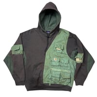 Image 3 of (L-XL) Carhartt WASHED Hoodie Double Vest Series "Zaheer" 632