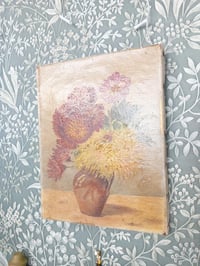 Image 2 of Bouquet de fleurs, peinture à l'huile