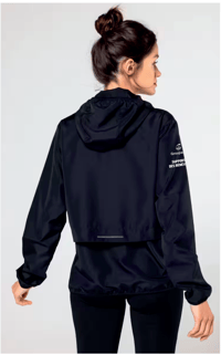 Image 2 of Veste zippée bleu marine Femme Kiprun Officiel 