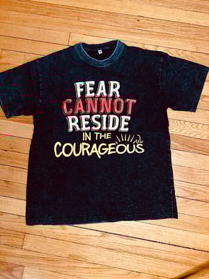Courageous Collection Black Washed Oversized Tee