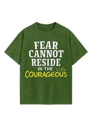 Courageous Collection Olive Oversized Tee
