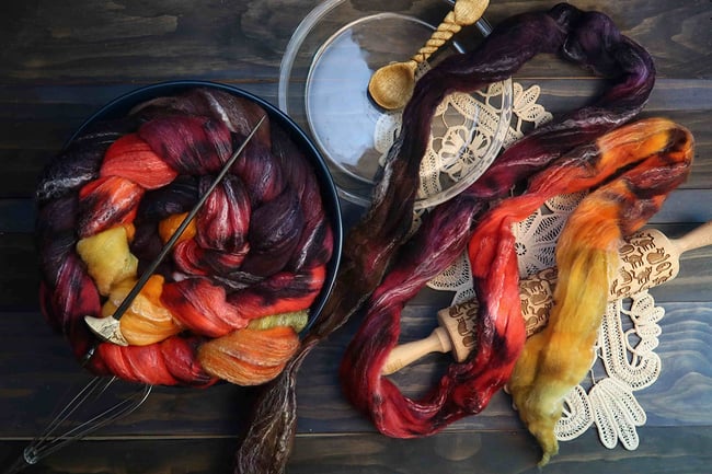 15 Slots Left - A Sweet Slice - Mystery Fiber Braid Club