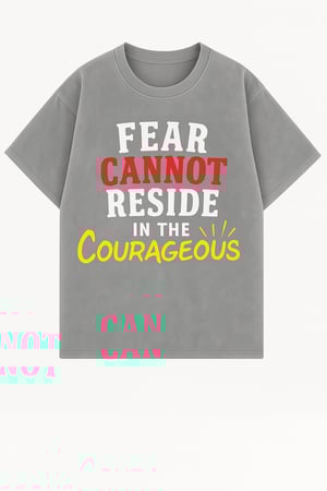 Courageous Collection Gray Oversized Tee