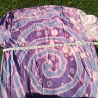 Image 3 of Upcycled Orlando Florida Bleach-Dye Swirl T-shirt, Size S