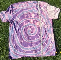 Image 5 of Upcycled Orlando Florida Bleach-Dye Swirl T-shirt, Size S