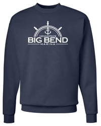 Hanes Unisex Ecosmart® Crewneck Sweatshirt in Navy